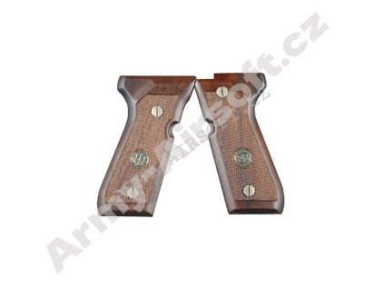 Střenky dřevěné original Umarex Beretta M92FS - Umarex  Vzduchovky