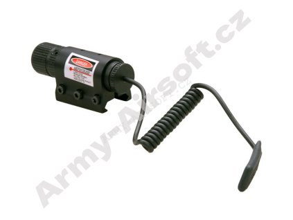 Červený laser LGF-1 s montáží na RIS a hlaveň - ACM  Airsoft