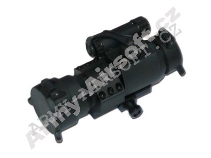 Kolimátor GP121 + montáž, červený bod, regulace nasvícení, kopie Aimpointu  Airsoft