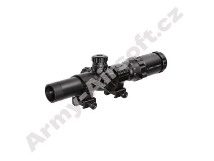 Puškohled 1-4x24 - ASG  Airsoft