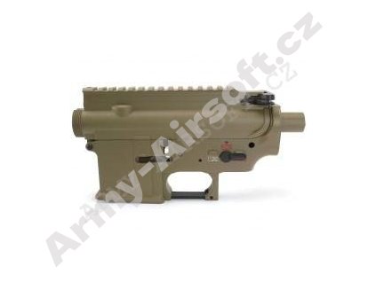 Kompletní kovové tělo pro M4 (styl HK416) - pískové -  E&C  Airsoft