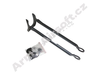 Ocelová sklopná pažba AK47S - Warrior  Airsoft