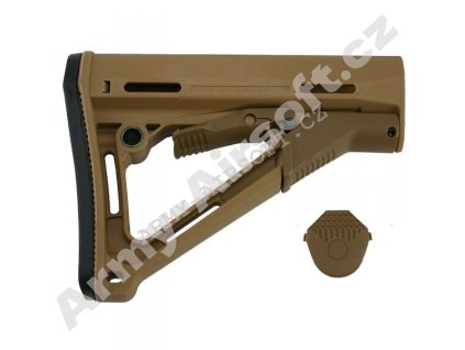 Pažba M4 rámová písková - Warrior  Airsoft