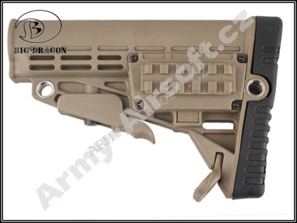 Pažba BDC M4 TAN - Big Dragon  Airsoft