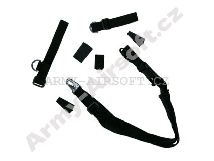 SRC taktický popruh černý  Airsoft