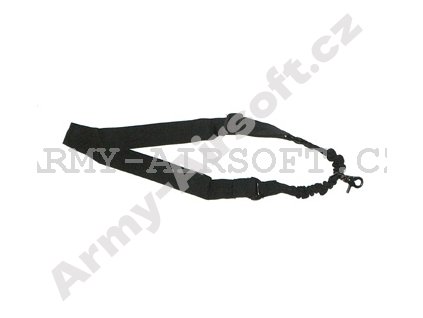 Warrior popruh jednobodový černý  Airsoft