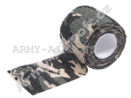 Maskovací páska látková Woodland  Army shop