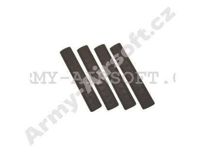 Warrior gumové krytky R.I.S. černá  Airsoft