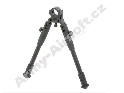 Bipod s montáží na hlaveň Černý - ACM  Airsoft