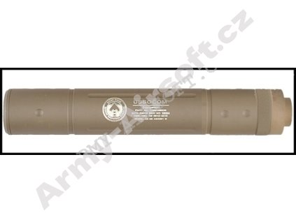 Tlumič 195 x 32 mm USSOCOM - TAN - ACM  Airsoft