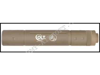 Tlumič 195 x 32 mm COLT - TAN - ACM  Airsoft