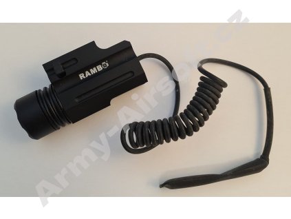 Taktická svítilna 90 Lumenů  Airsoft