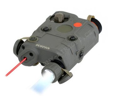 AN-PEQ-15 LED svítílna a laser na RIS OD - FMA  Airsoft