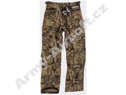 Kalhoty Helikon SFU ripstop - Woodland PL  Maskáče