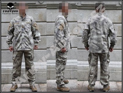 Kalhoty BDU rip-stop A-TACS - EMERSON  Maskáče