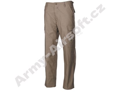 Kalhoty BDU zesílené Pískové - MFH  Maskáče