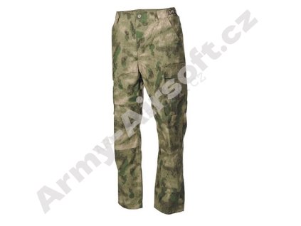 Kalhoty US střih BDU rip-stop HDT CAMO FG - MFH  Maskáče