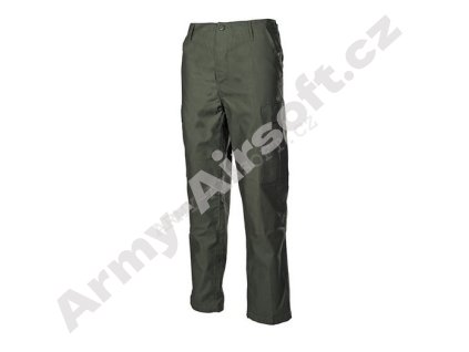 Kalhoty BDU prošité ZELENÉ - MFH  Maskáče