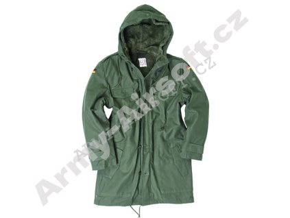 BW parka zelená s vložkou  Maskáče