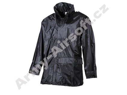 Bunda nepromokavá ČERNÁ - MFH  Maskáče