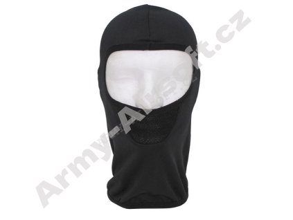 Kukla taktická se síťkou 1D černá - MFH  Maskáče