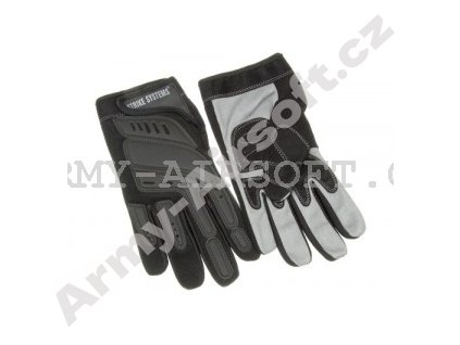 Rukavice taktické šedočerné - ASG  Maskáče