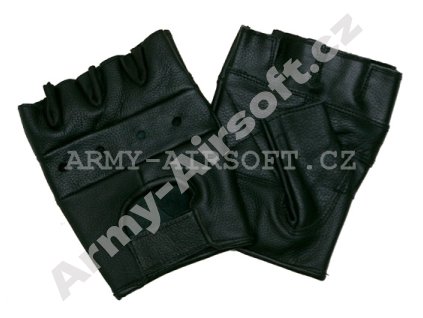 Kožené rukavice 1/2 - MFH  Maskáče