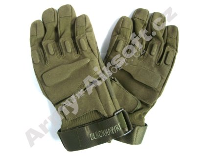 Taktické rukavice Blackhawk ZELENÉ  Maskáče