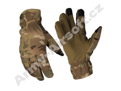 Rukavice SOFTSHELL THINSULATE™ MULTITARN® - MFH  Maskáče