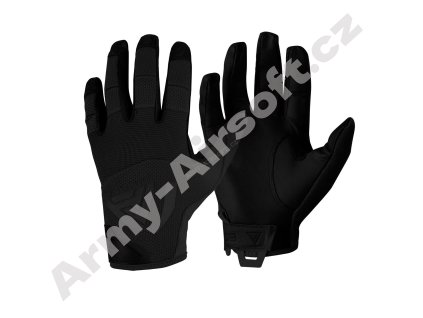 Taktické rukavice Hard Gloves kožené Černé - Direct Action  Maskáče
