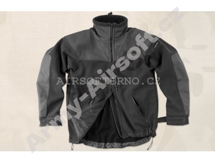 Fleecová mikina Helikon - CLASSIC ARMY - ČERNÁ  Maskáče