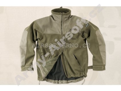 Fleecová mikina Helikon - CLASSIC ARMY - ZELENÁ  Maskáče