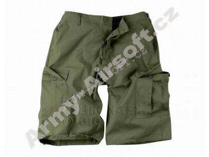 Kraťasy Helikon - BDU ripstop -Zelené  Maskáče