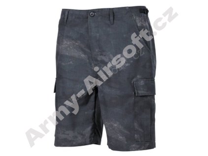Kraťasy US BERMUDA BDU rip-stop HDT CAMO LE - MFH  Maskáče