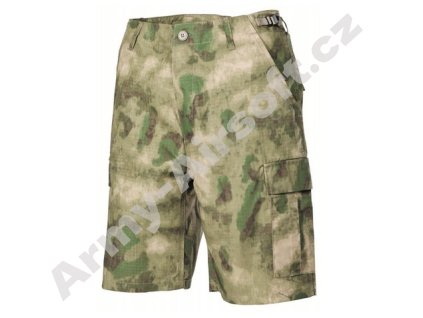 Kraťasy US BERMUDA BDU rip-stop HDT CAMO FG - MFH  Maskáče