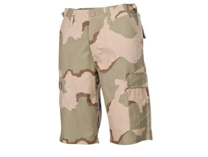 Kraťasy US BDU rip-stop 3-COL DESERT - MFH  Maskáče