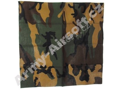 Šátek maskovací - Woodland  Maskáče