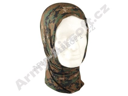 Šátek multifunkční DIGITAL WOODLAND - Mil-Tec  Maskáče