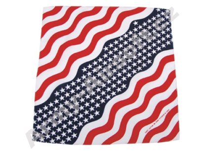 Šátek BANDANA 55x55 cm ČERVENÁ/MODRÁ/BÍLÁ - MFH  Maskáče