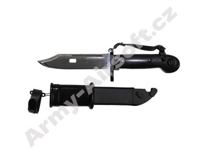 Bajonet - AK 47 - černá rukojeť - pochva  Army shop