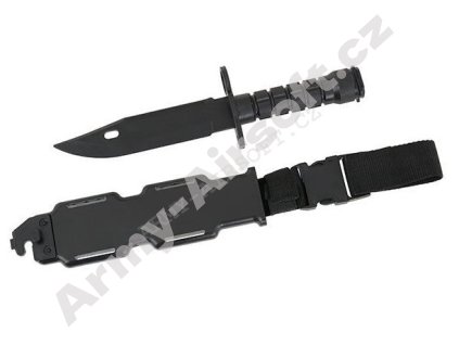 Bajonet pro repliku M4 imitace Černý - CYMA  Army shop
