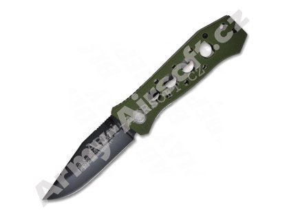 Nůž zavírací S&W HOMELAND SECURITY ZELENÝ  Army shop