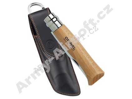 Nůž OPINEL VRI INOX No.08 BUK + pouzdro  Army shop