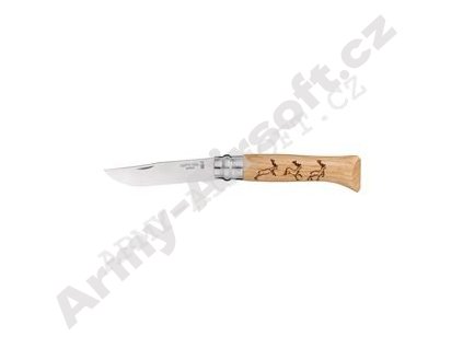 Nůž OPINEL VRI INOX No.08 DUB - JELEN  Army shop