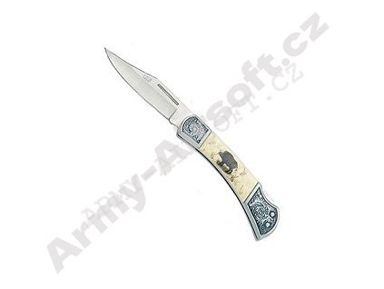 Nůž zavírací dekor - kanec 19 cm  Army shop
