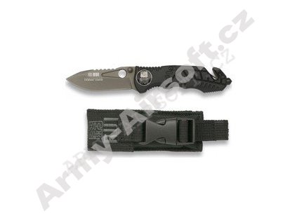 Nůž RUI Tactical 19625 záchranář ČERNÝ  Army shop