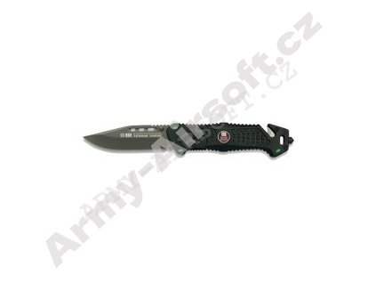 Nůž RUI 19438 zavírací záchranářský ČERNÝ  Army shop