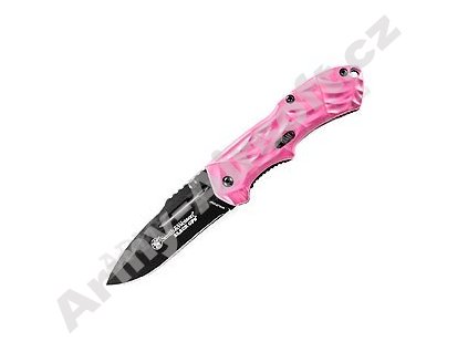 Nůž zavírací S&W OPS MAGIC Gen 3 RŮŽOVÝ  Army shop