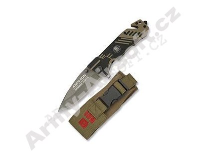 Nůž RUI AMPHION zavírací ČERNO-PÍSKOVÝ  Army shop