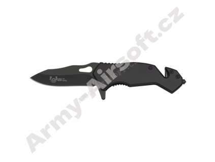 Nůž zavírací FOS záchranář ČERNÝ - Albainox  Army shop